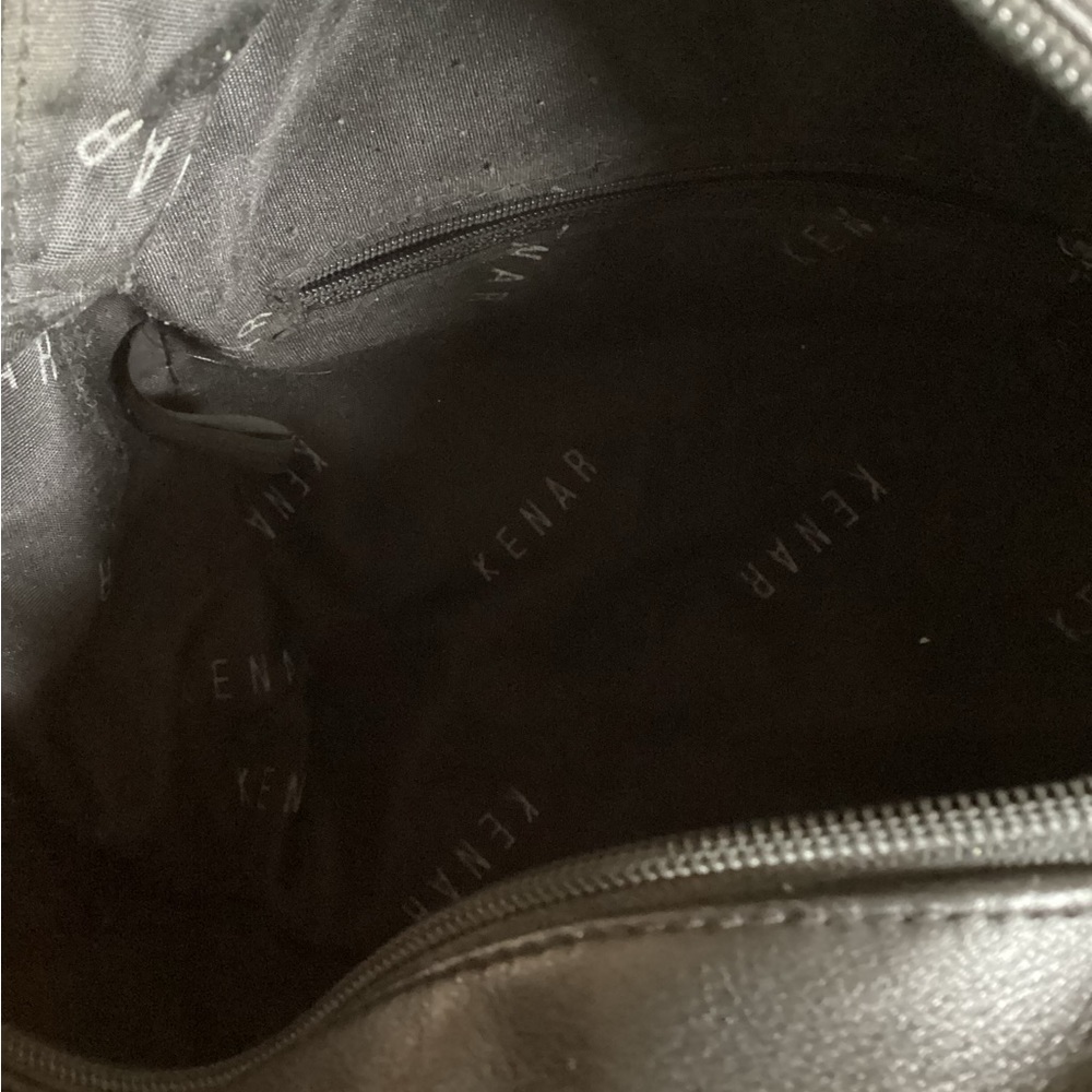 Kenar Black Mini Bag with Gold Accents RARE - Picture 5 of 7